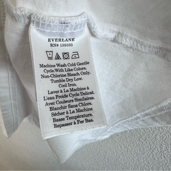 Everlane Men’s The Essential Organic Tee White - Picture 4 of 13